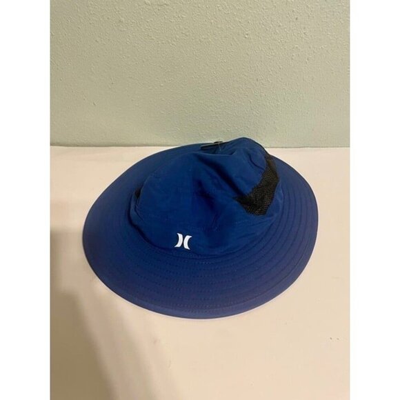 Hurley Small/Medium Beach Boonie Bucket Hat Air Vent Hiking Outdoors Cap Blue - Picture 2 of 6